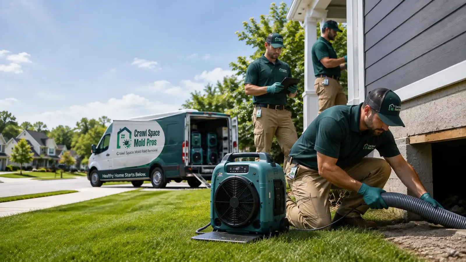 Crawl Space Mold Removal in Kingston, MA